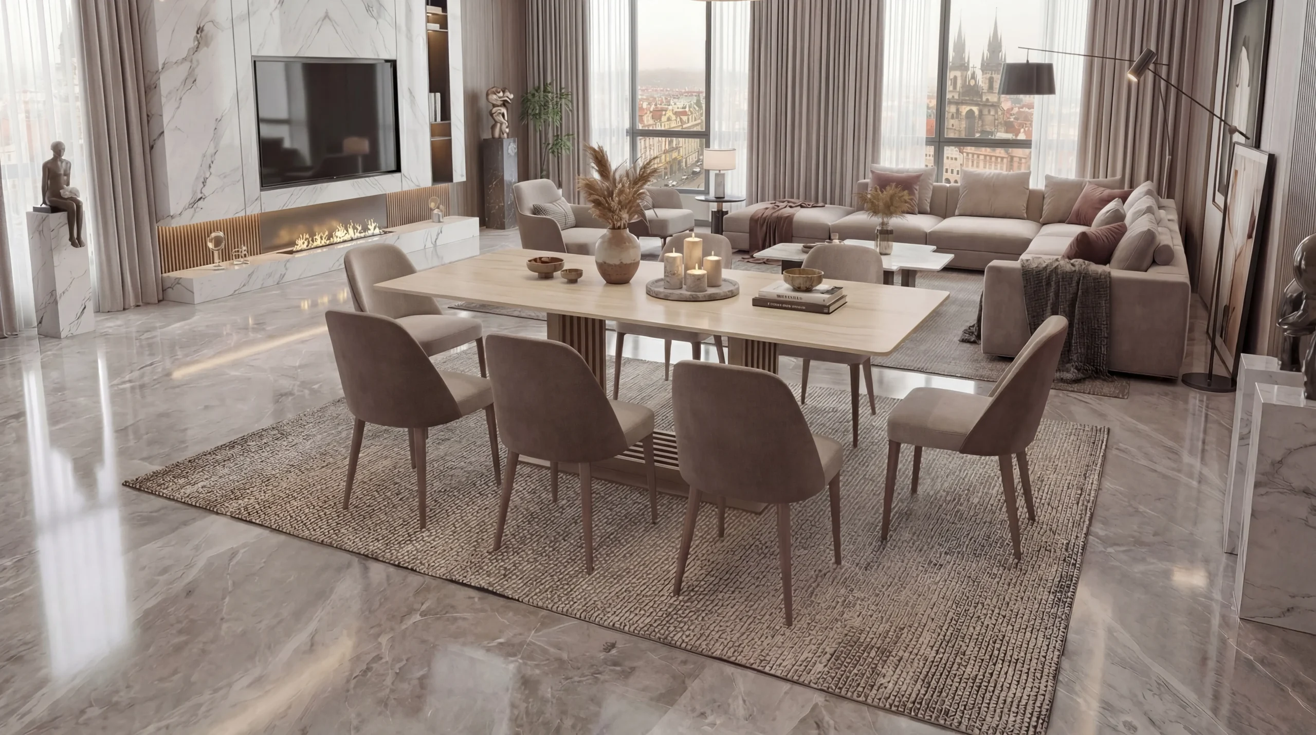 colonnade_wood_main Ultramodern étkezőasztal prémium tölgyfa asztallappal elegáns kivitelben